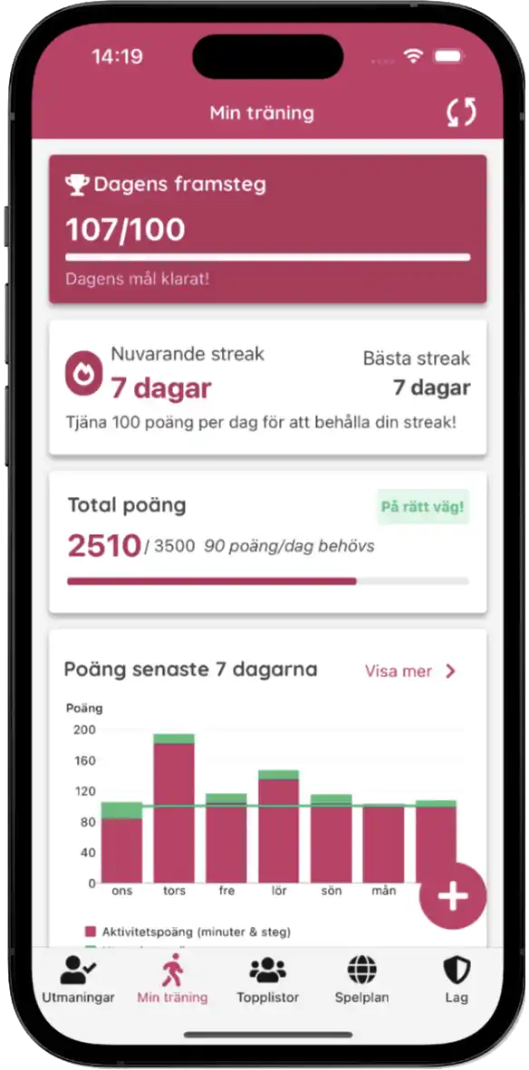 Min träning
